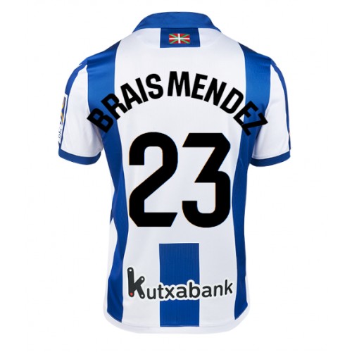 Dres Real Sociedad Brais Mendez #23 Domaci 2024-25 Kratak Rukav